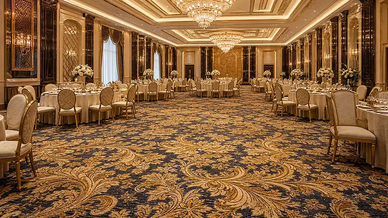 Luxury Banquet Hall Wall To Wall Carpet